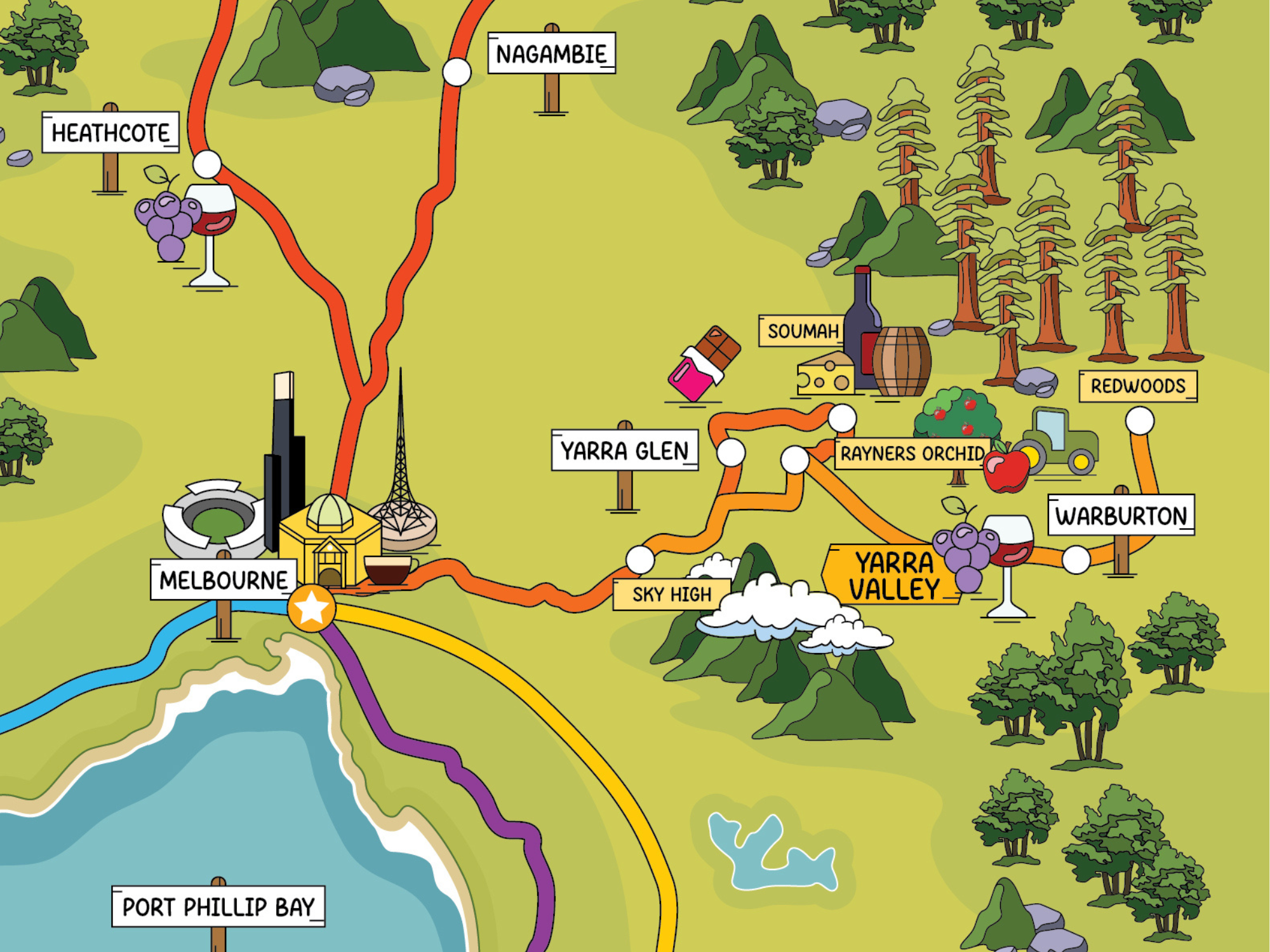Yarra Valley Map